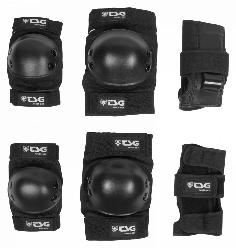 Set de protections roller et skate pour enfant TSG Basic Junior noir - 5