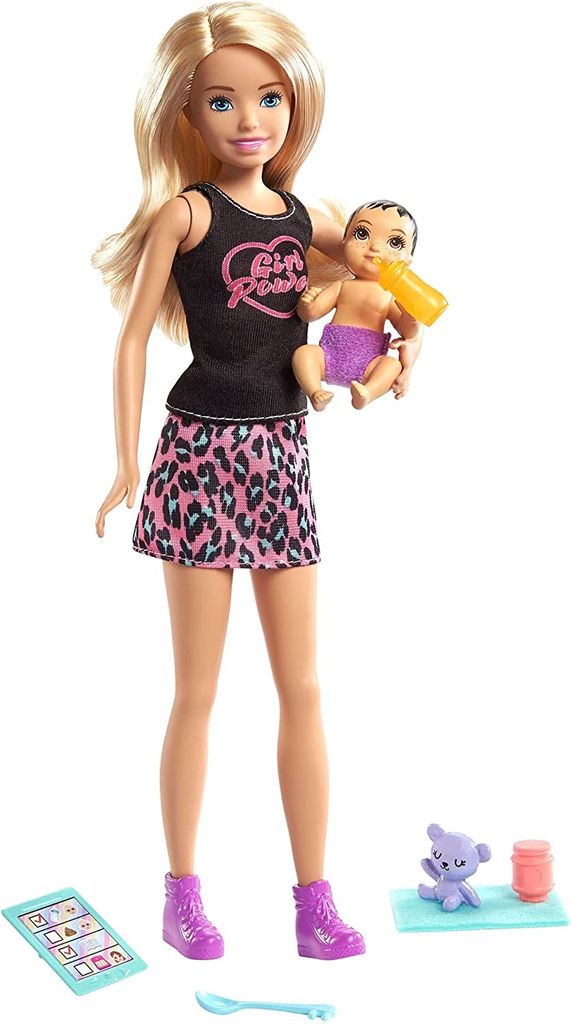 Mattel GRP13 Barbie Skipper Babysitters Puppe (blond) & Produktbild 