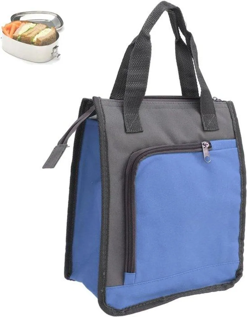 Allecto Premium Sac isotherme bleu pour produits surgelés avec poignées
