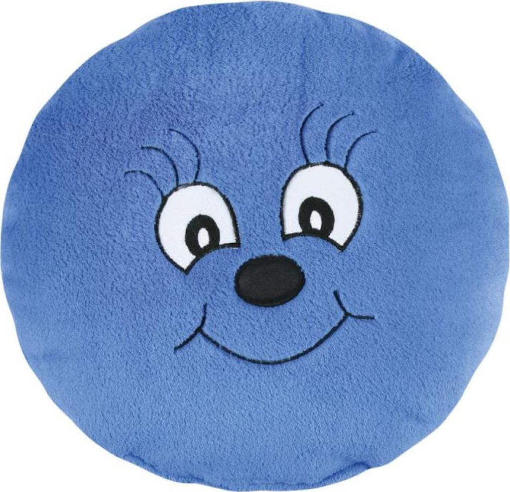 Kissen Ball - 35 cm Durchmesser - Blau Produktbild 