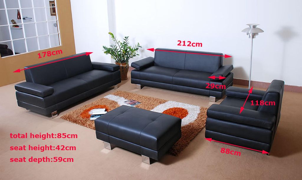 Sofagarnitur Design Couchen Sofas 311 Sitzer Set Leder Sofa Garnituren Polster