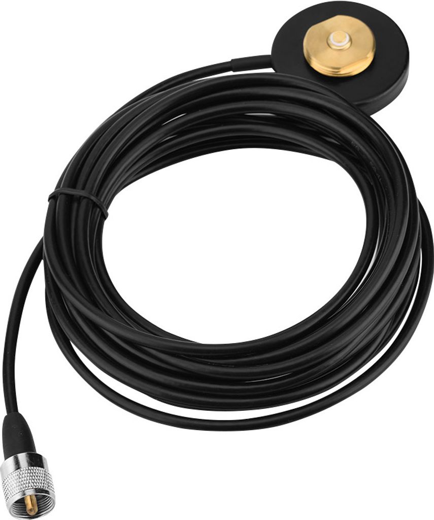 UHF / VHF NMO Mount Magnetic Base for Car Mobile Radio Antenna RG-58 Cable