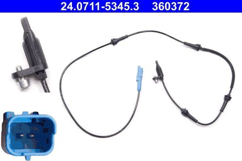 Capteur de Vitesse de Roue pour Réparation Système ABS C5 C6 407 508