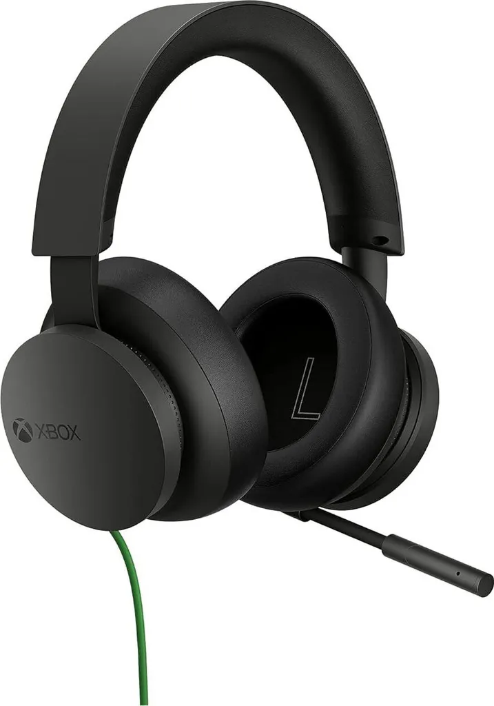 Casque stéréo Microsoft Xbox filaire noir avec micro rétractable