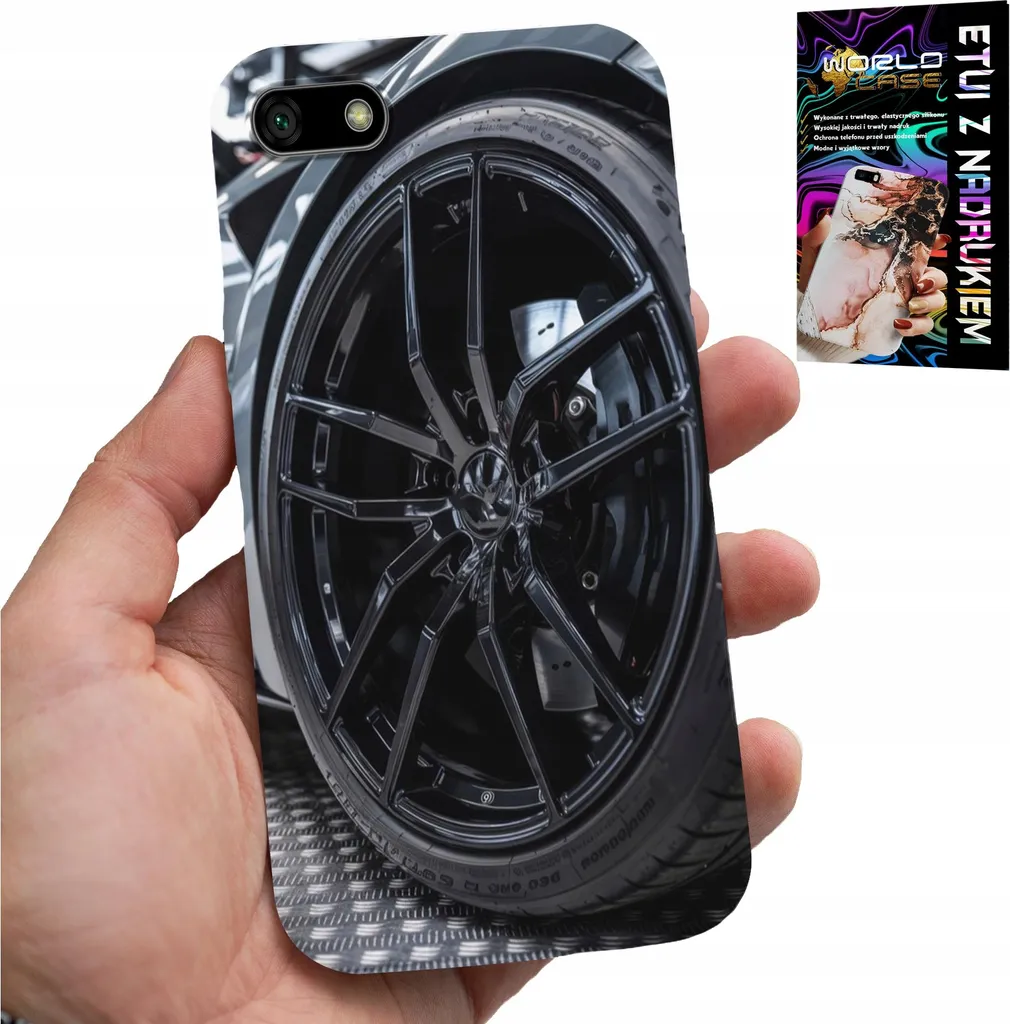 Cover Huawei Y5 2018 Auto Sportive Ventola + Vetro Gratis