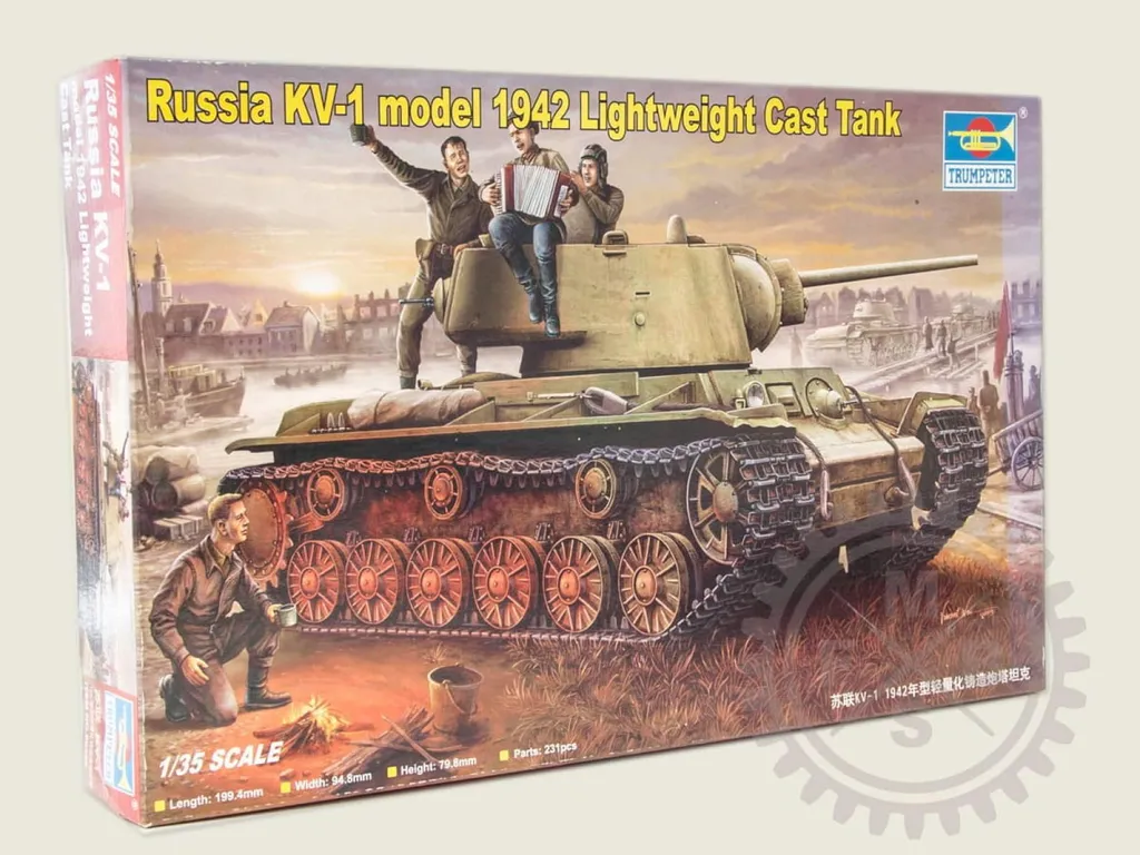 Maquette de Char Lourd Russe KV-1 Modèle 1942 à Monter - Échelle 1:35