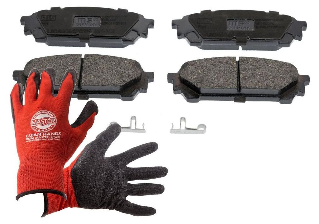 MASTER-SPORT Bremsbeläge Satz Hinten für SUBARU FORESTER (SG) 13046056282N-SET-MSP