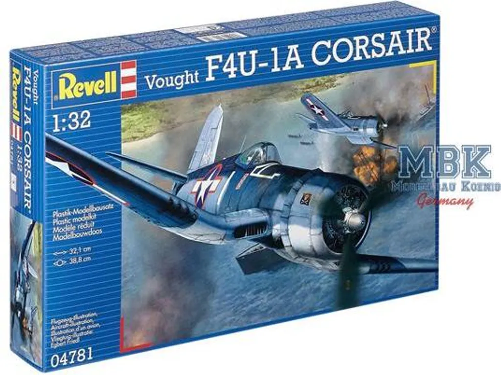 Vought F4U-1A Corsair Maquette Revell Durable et Facile à Assembler - 13
