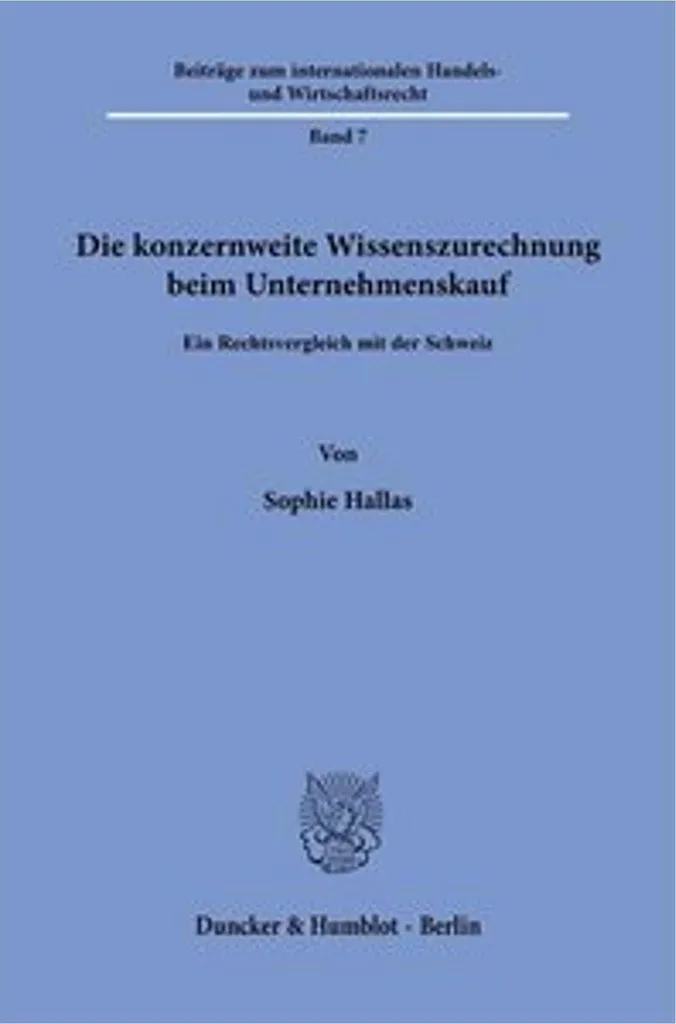 Guide pour l'Achat d'Entreprise et Wissenszurechnung : Sécurité Juridique