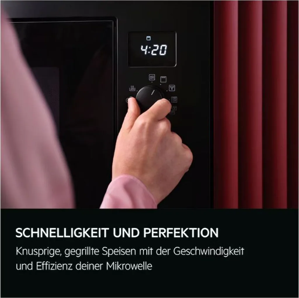 Micro-ondes AEG NMS5G251EB Noir - Design Slim et Interface Tactile Réactive - 13
