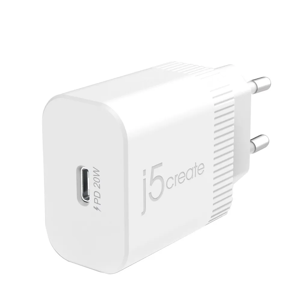 Chargeur USB-C 20W PD JUP1420-EN Compact et Puissant avec Prise EU