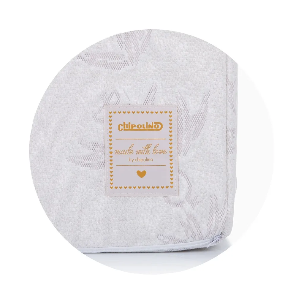 Matelas de voyage bébé 120x60 pliable et portable finition bambou