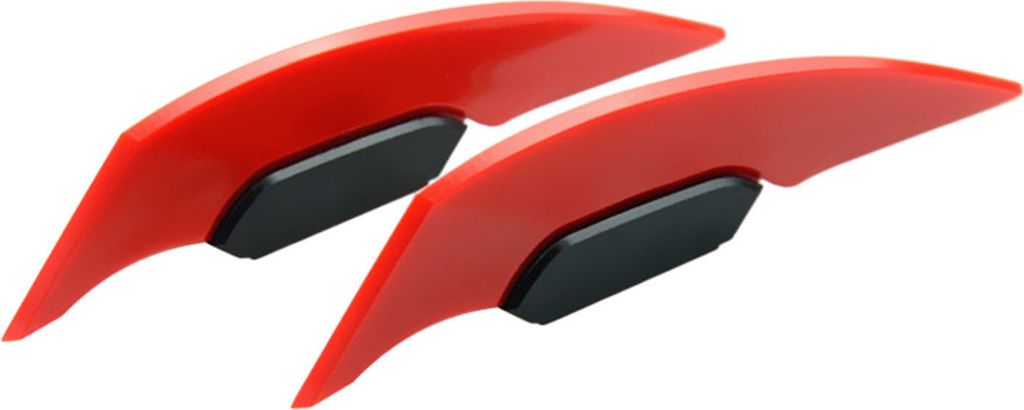 1 Paar Motorrad-Winglets, fester Flügelspoiler für Motorräder, Elektrofahrräder, einfach zu installieren, stilvolle, universelle, stabile Motor...