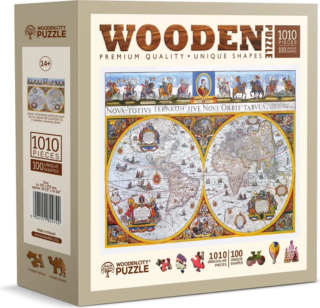 Puzzle bois 1010 pièces Nova Terrarum : Défi Durable sans Plastique