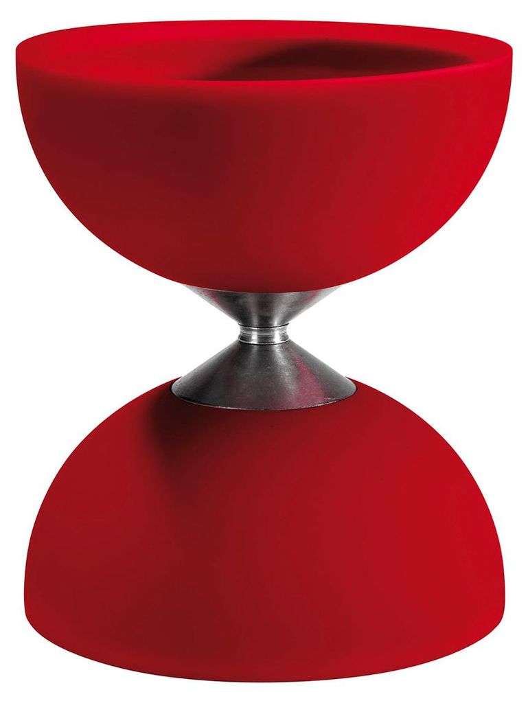 Acrobat diabolo 105 Gummi 12 x 10,5 cm rot