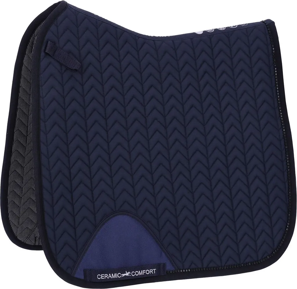 Schockemöhle cuscinetto da sella Power Pad Ceramica Style dark navy, misura:DR/FULL
