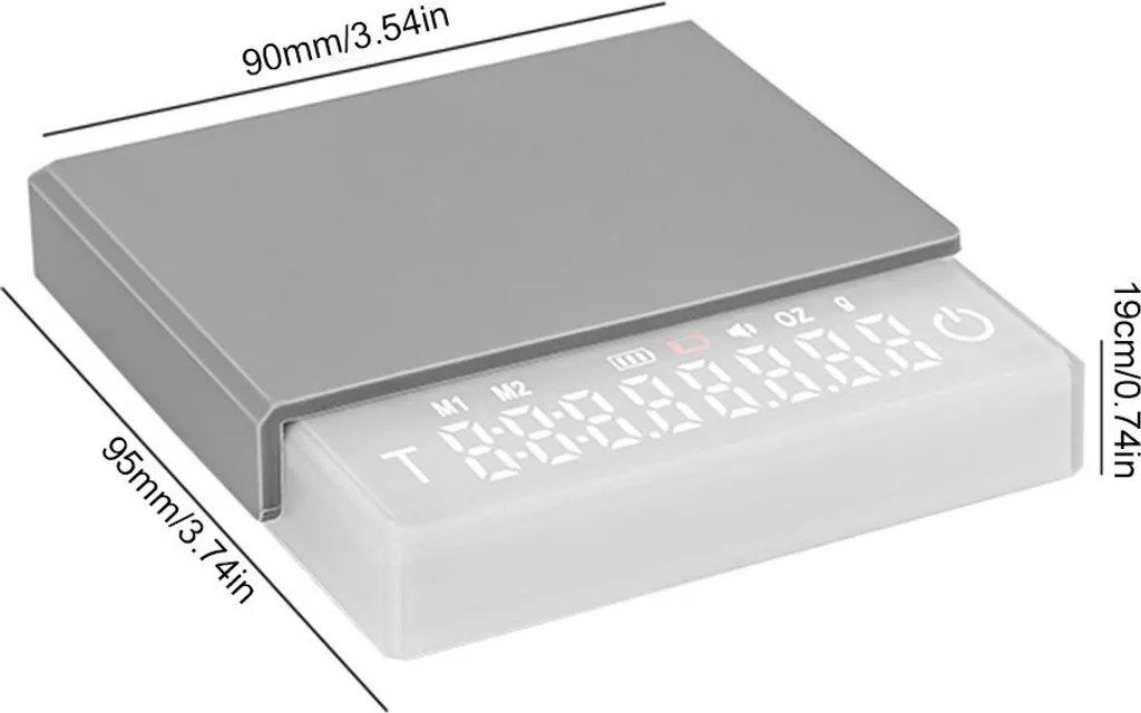 Balance de précision pour café expresso mini format 2kg 0.1g - 2