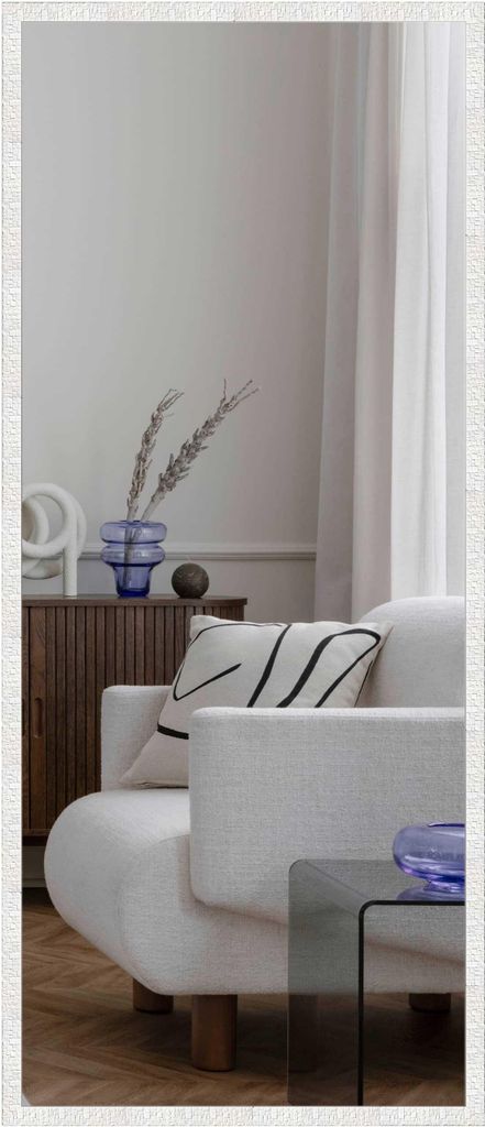 nielsen HOME Wandspiegel Florentina, Weiß, Kunststoff, ca. Produktbild 