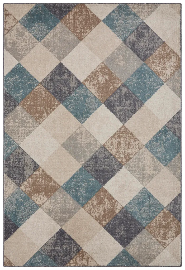 Hanse Home Terrain Bakke Crème - Tapis design à poils courts moderne