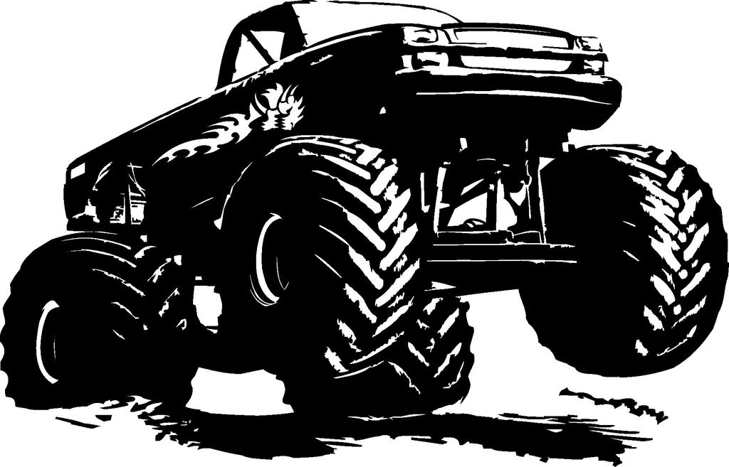 Monstertruck - Truck - Truggy - Geländewagen - Pick-up Truck, Wandtattoo Wallart