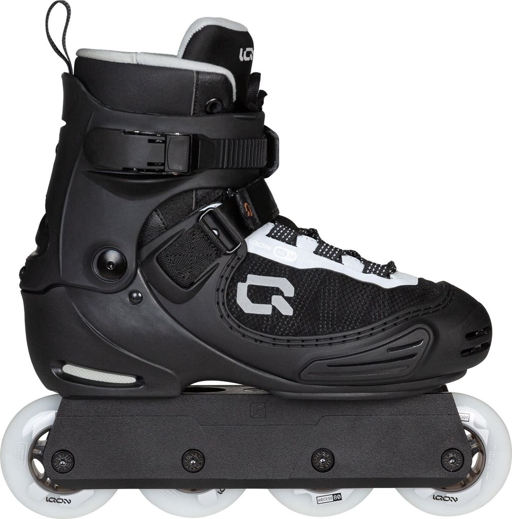 IQON Inline Skate AG 30 Lite, für Urban Skating, für Männer und Frauen in schwarz