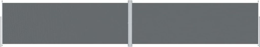 vidaXL Marquise latérale extensible Anthracite 220x1200 cm Image du produit 