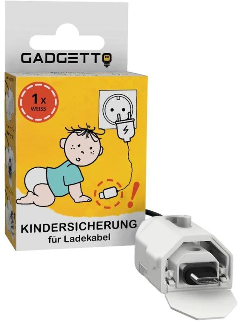 Protection de câble de recharge blanc pour smartphone - Kit de renfort