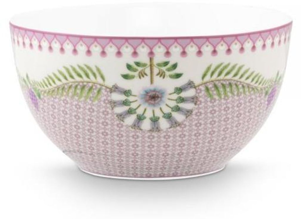 Pip Studio Schale Müslischale Lily & Lotus Tiles Lila Produktbild 