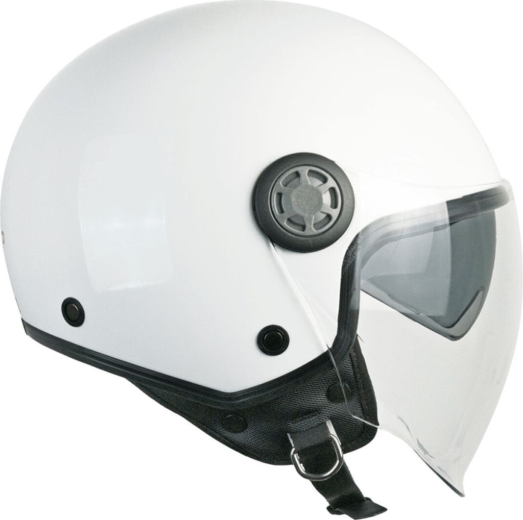 Demi Jet Helm SKA-P 1SHA ZEN MONO Weiß größe M Produktbild 