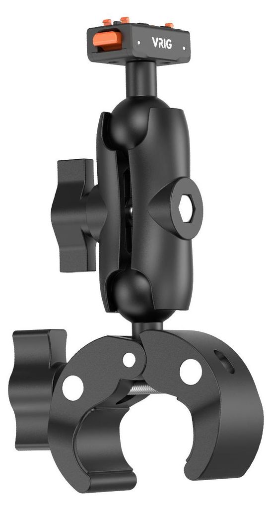Držák na řídítka motocyklu s otočnou hlavou o 360°; Obrázek produktu 