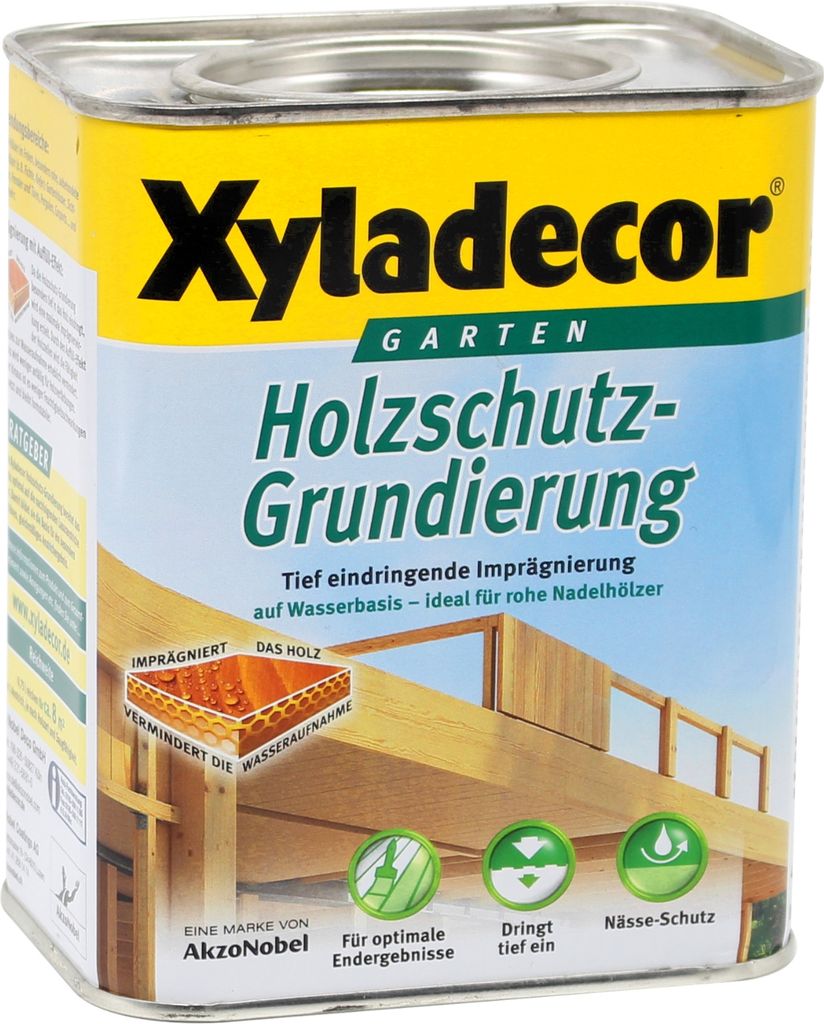 Xyladecor Holzschutz-Grundierung - auf Wasserbasis 0,75l Farblos