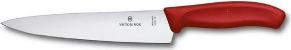 Victorinox 6.8001.19B - Tischmesser - Einteilige Konstruktion - Edelstahl - Edelstahl - Rot - Thermoplastisches Elastom