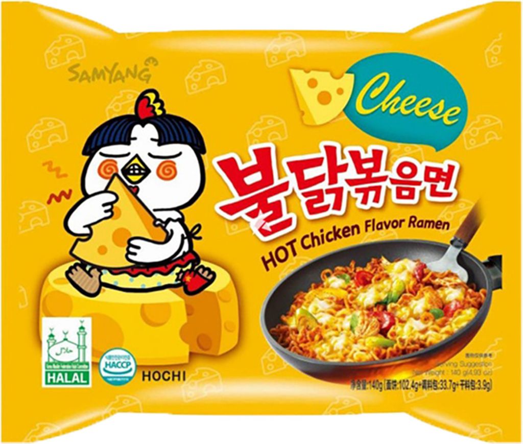 Hot Chicken Buldak Cheese Ramyeon Produktbild 