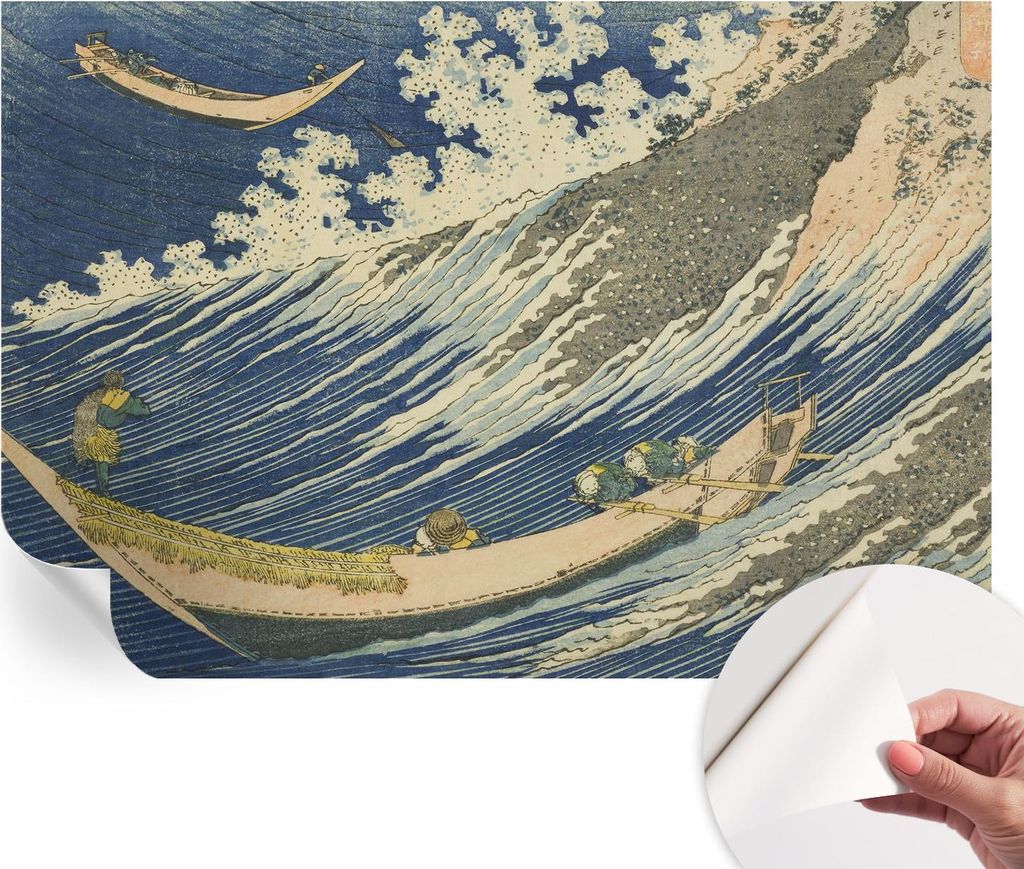 Selbstklebende Wandtapete - Dekorative Tapete für Wohnzimmer - Klebefolie für Wandbilder - Tapetenfolie für Wanddekoration - 152x104 cm - Meeres...