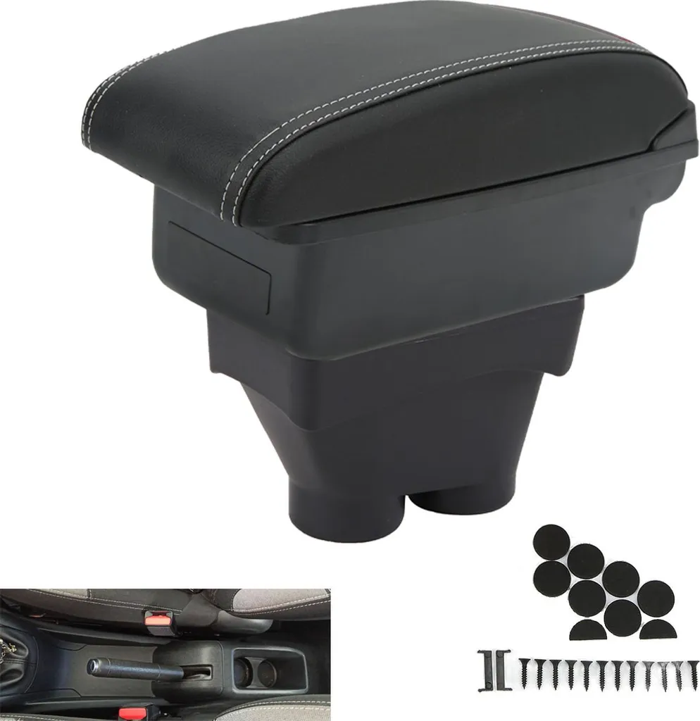 Accoudoir Peugeot 208 pour Long Trajet Console de Rangement Confortable