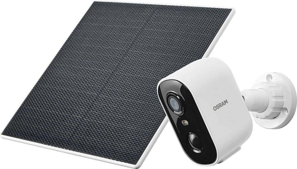OSRAM SMART+ WiFi Außenkamera Solar, 4MP 2K IP66, 5200mAh Produktbild 