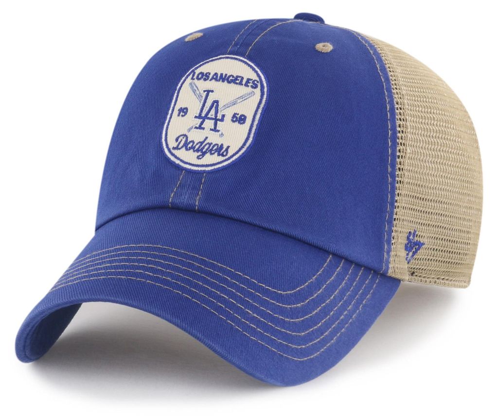 '47 Brand Cap MLB LA Dodgers Crosspatch Mesh '47 CLEAN UP Royal