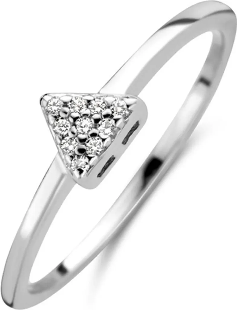 New Bling Anello Argento 9NB-0699-56 | Trend Zirconi Triangolo