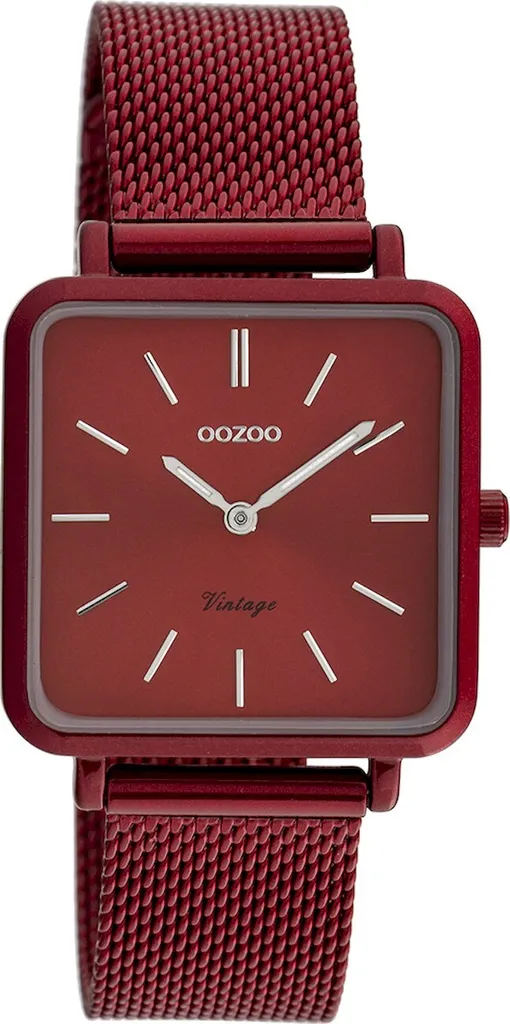 Regalo Donna Oozoo C20011 Orologio Borgogna con Box Regalo