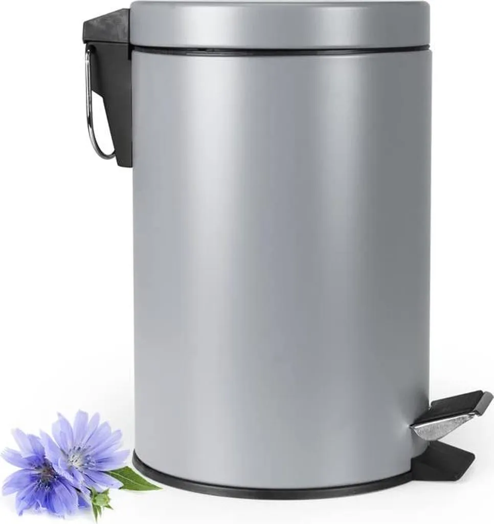 Poubelle de salle de bain 3L stable et hygiénique pour vos soins visage