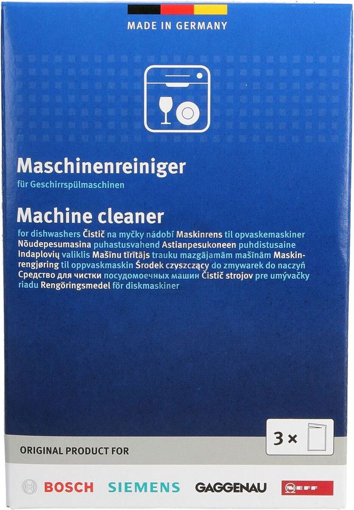 Maschinenreiniger Neff Siemens Bosch 00312194 3 Stück Produktbild 