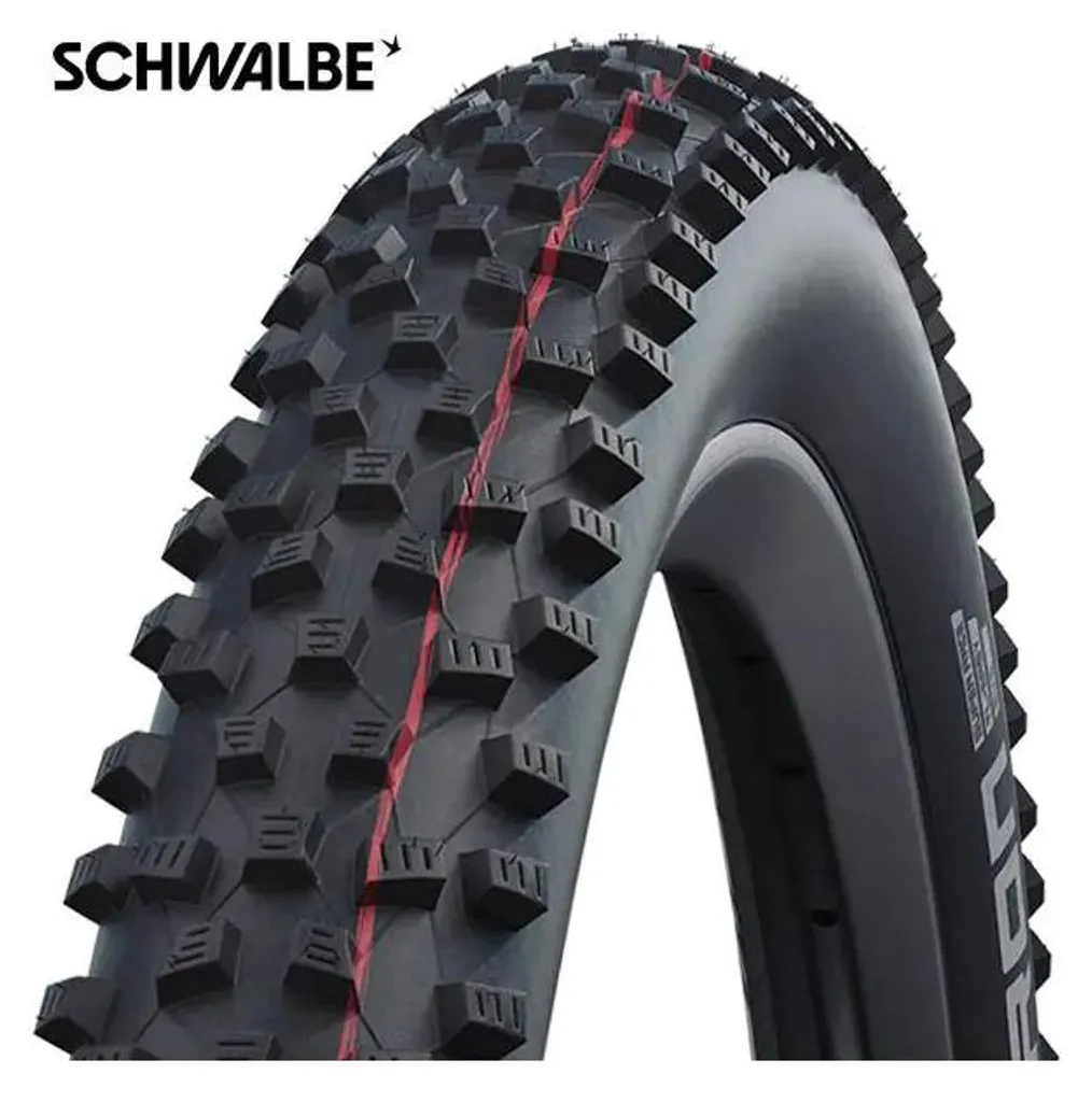 Pneu de Vélo VTT Schwalbe Rocket Ron HS 438 Evolution Souple Noir et Gris