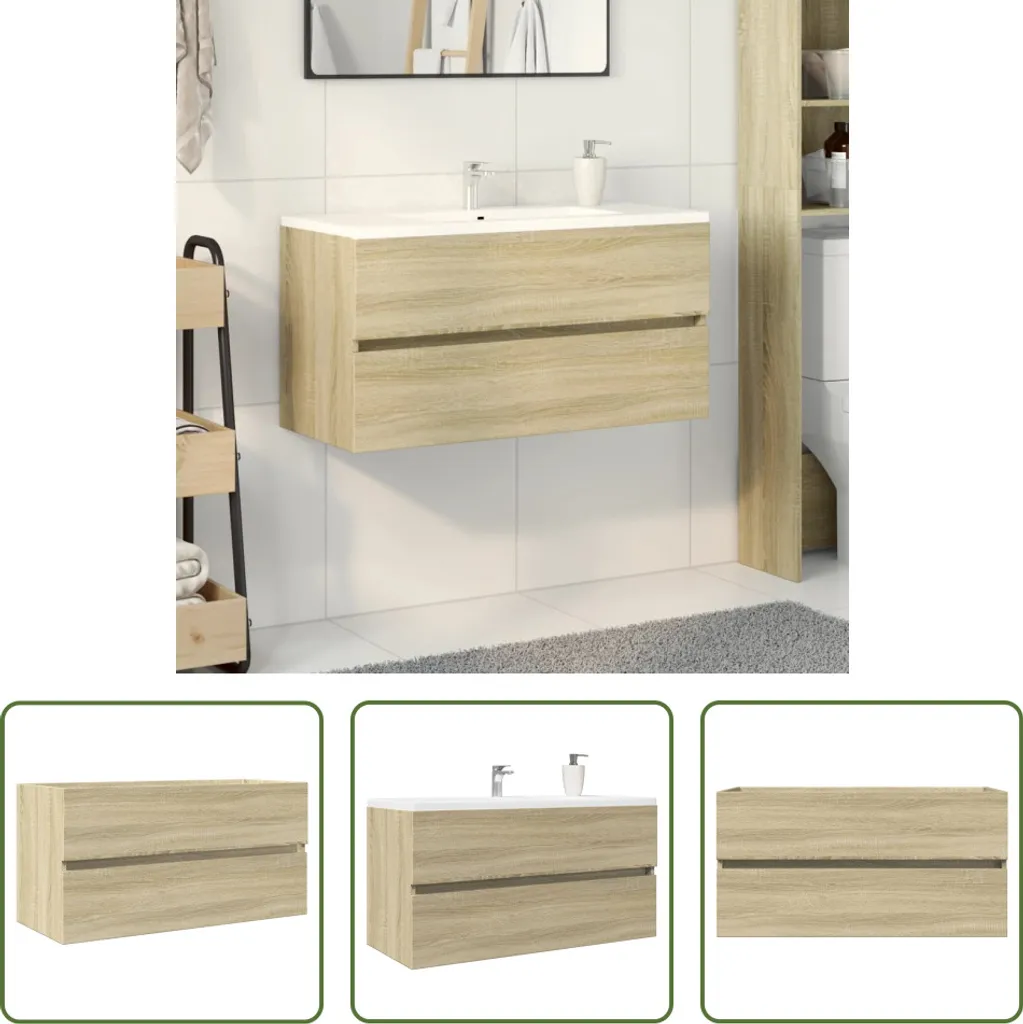 OFFERTA Toilette Sonoma Rovere 90x45cm | Mobile Legno Prezzo Outlet