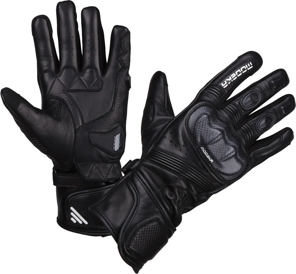 Gants Modeka Miako Noir Taille 9 - Gants de Moto Urbains en Cuir Souple
