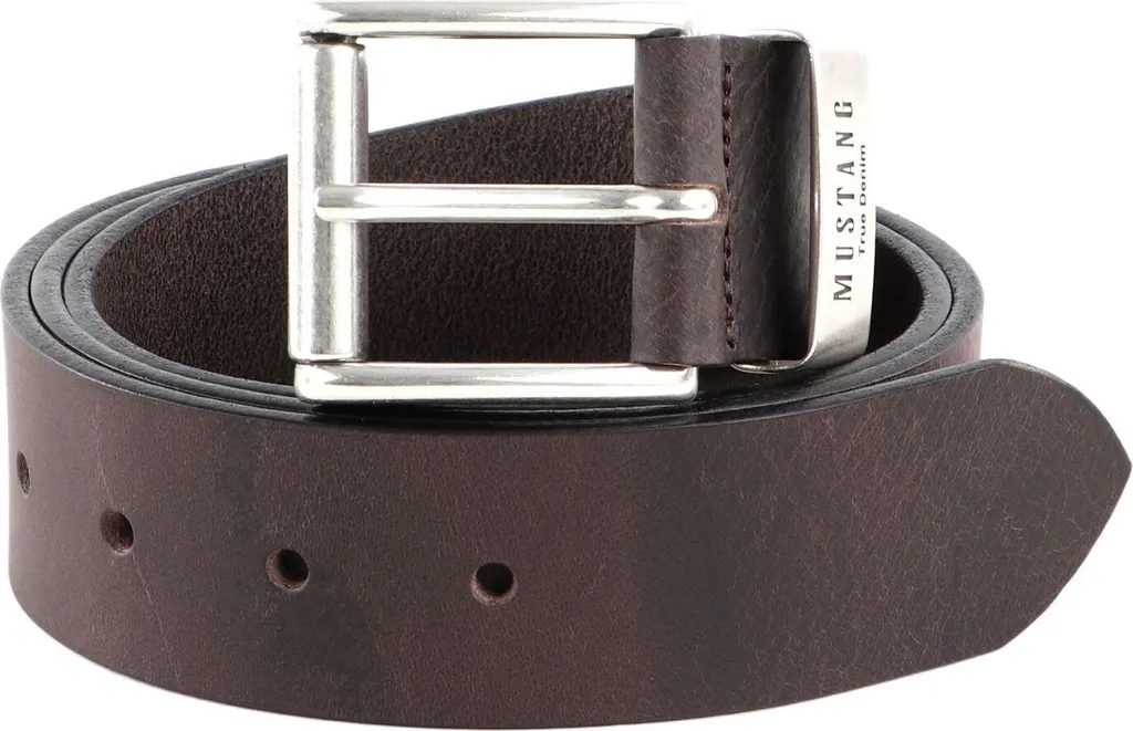 Mustang Cintura Cuoio Marrone Scuro 40mm W85 - Perfetta per i tuoi Jeans