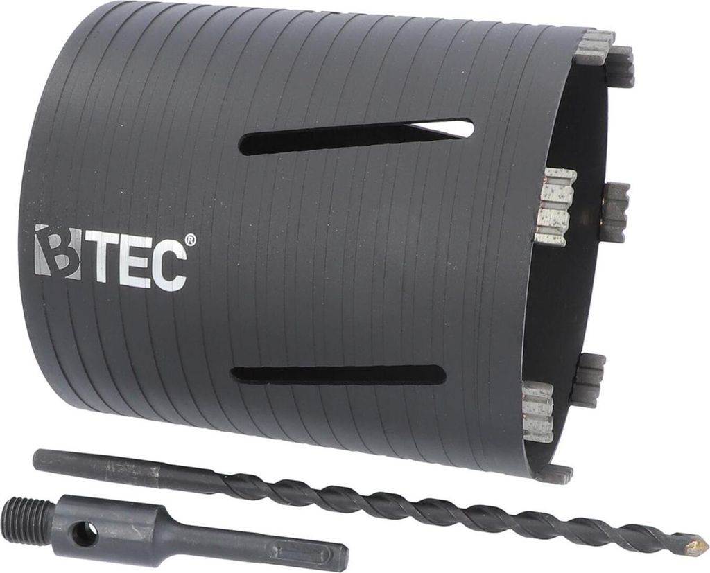 NEXT GENERATION Diamant Bohrkrone Beton Nutzlänge 180 mm 152 mm SDS-plus kurz 100 mm mit Zentrierbohrer