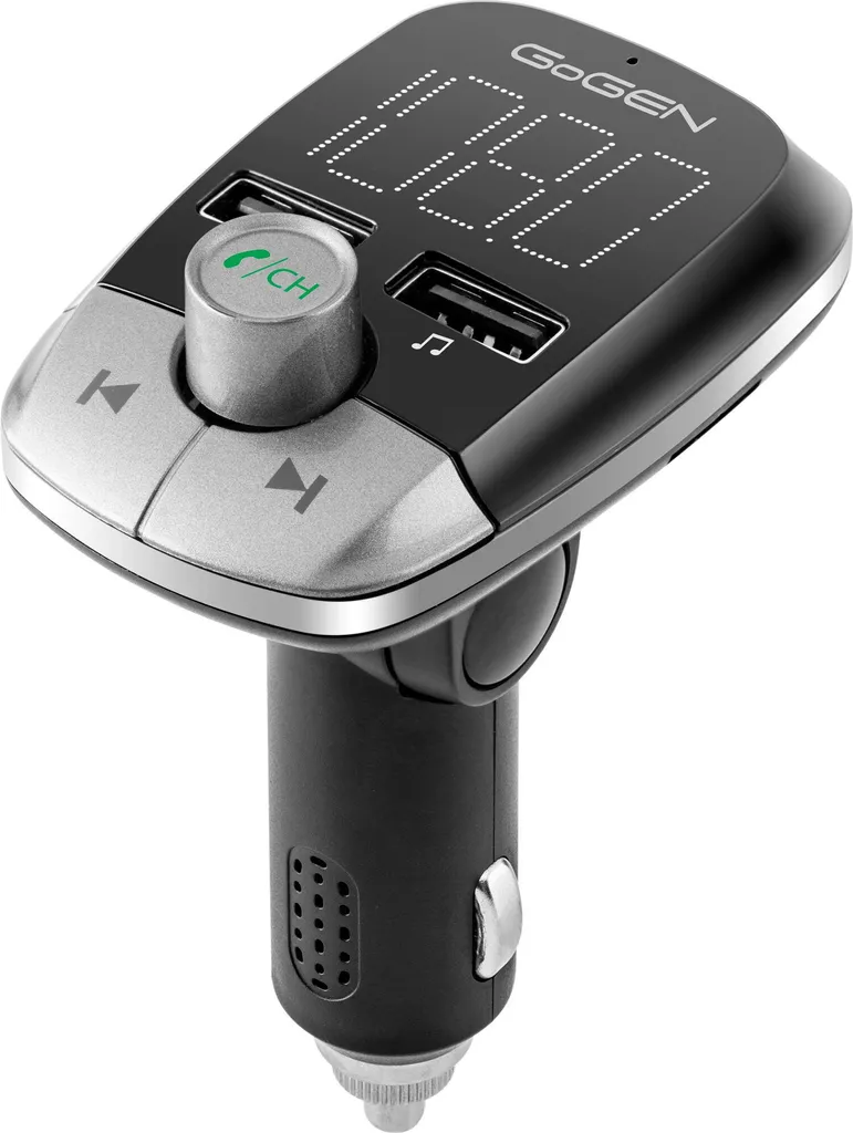 GoGEN CTR 258 BT W Trasmettitore FM Bluetooth 5.0 - Vivavoce Auto