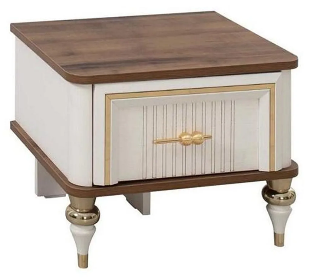 Console de chevet enfant en bois beige, table de nuit moderne série Zen