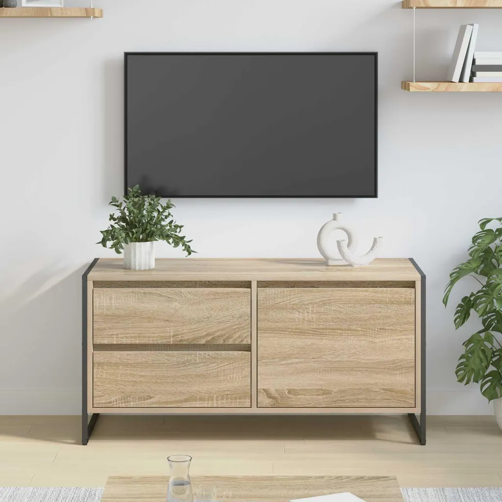 Mobile Porta TV 100 cm Sonoma Maison Exclusive - Stile Industrial