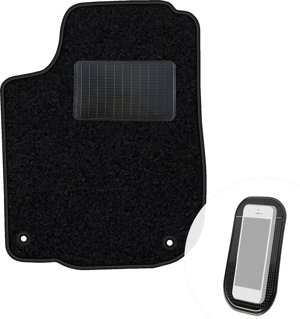 Tappetino Auto per Skoda Octavia I (1996-2010) Nero Velours | 1 Pezzo